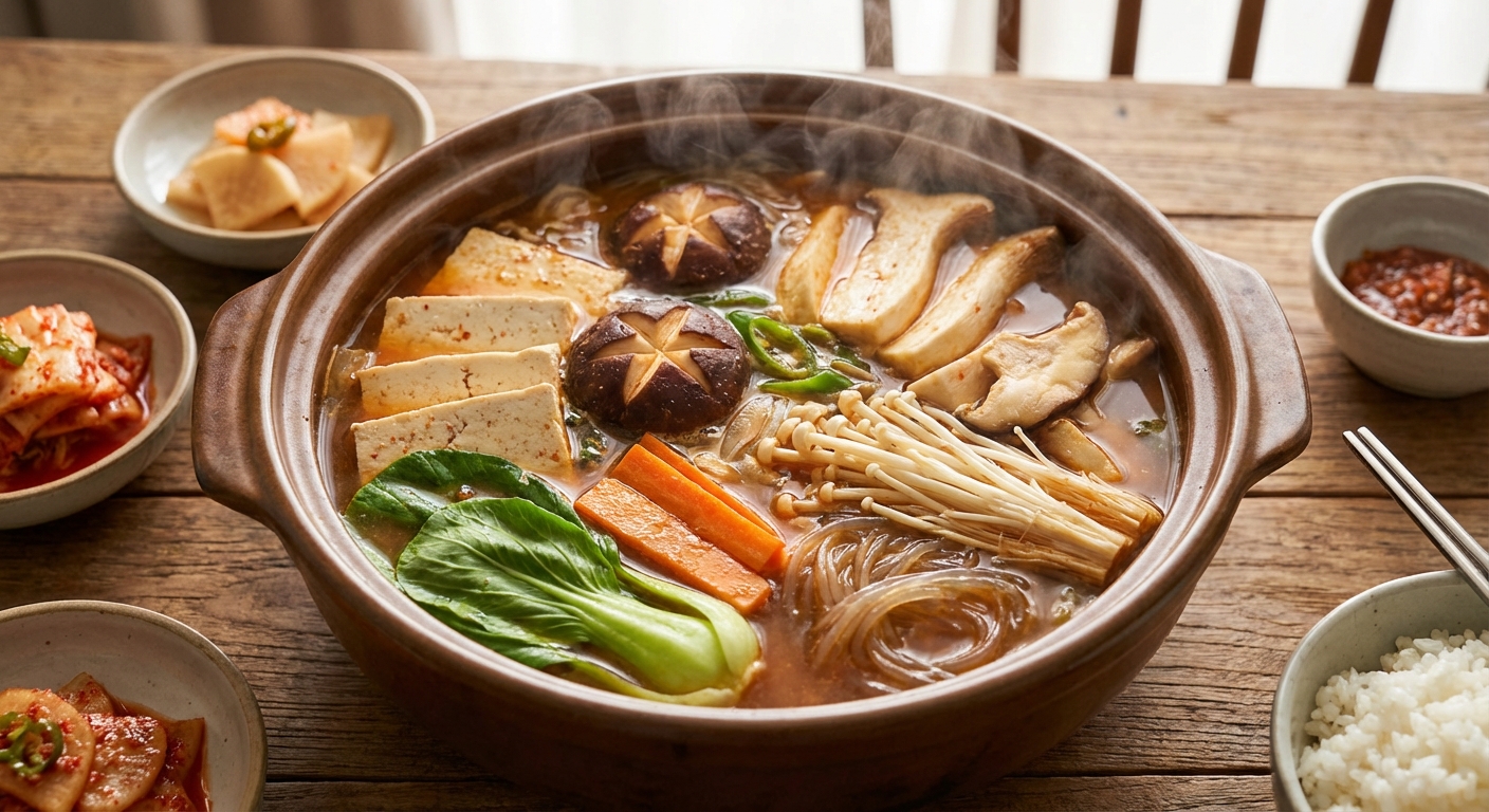 버섯 전골 레시피, 뜨끈한 국물이 생각날 때