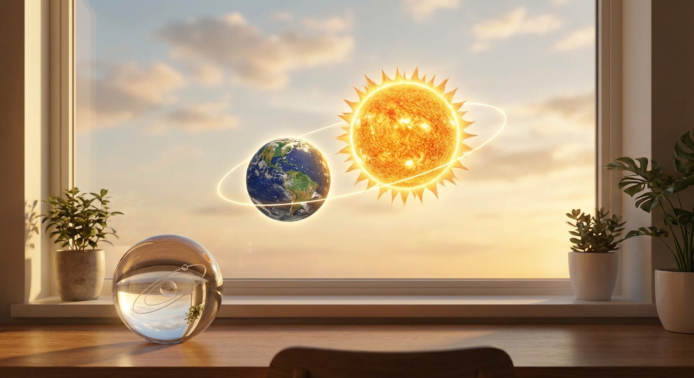 지구와 태양의 공전 궤도 그림