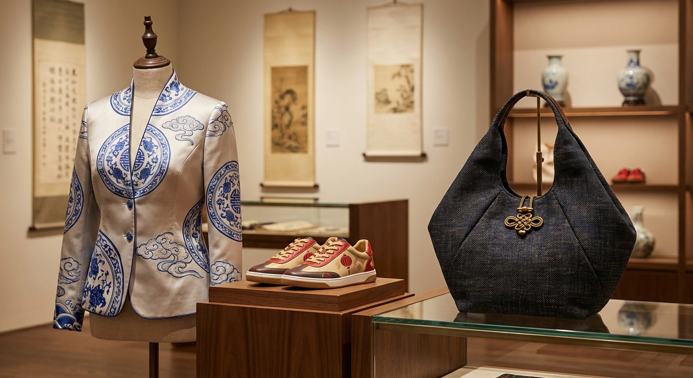 중국 전통 문화를 현대적으로 재해석한 패션 제품