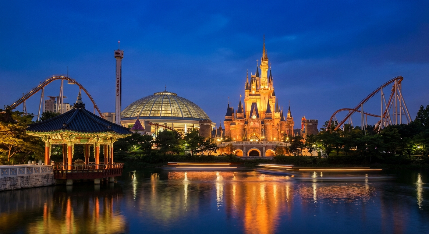 화이트데이 롯데월드 전체 대관, 단 한 커플만을 위한 꿈같은 밤