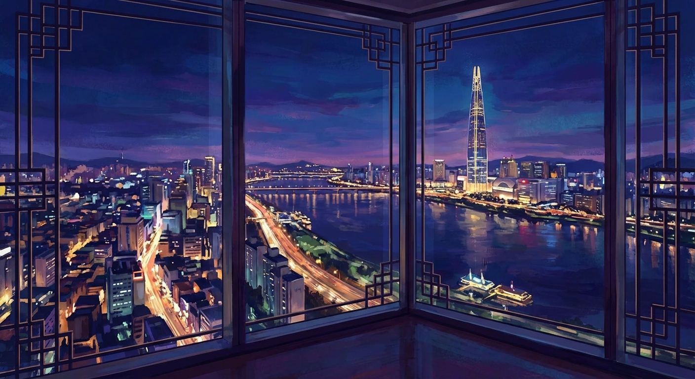 시그니엘 서울 야경 전망