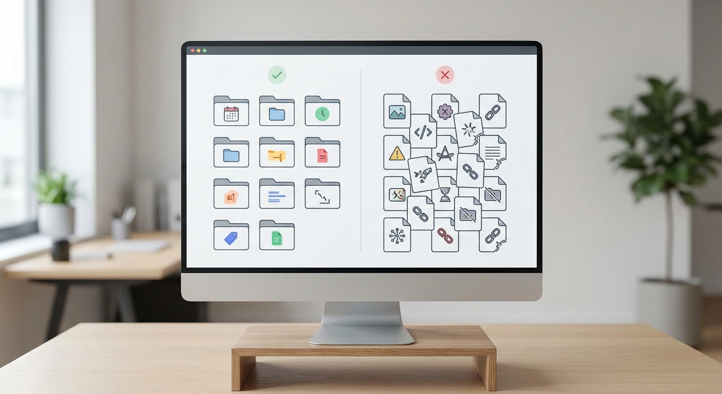 올바른 파일명 예시 그래픽