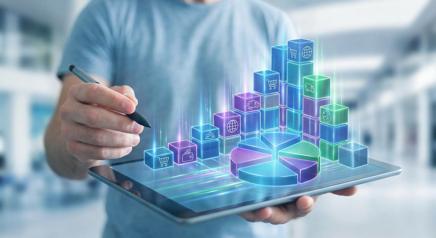 이커머스 시장 점유율 그래프 또는 경쟁사 비교 이미지