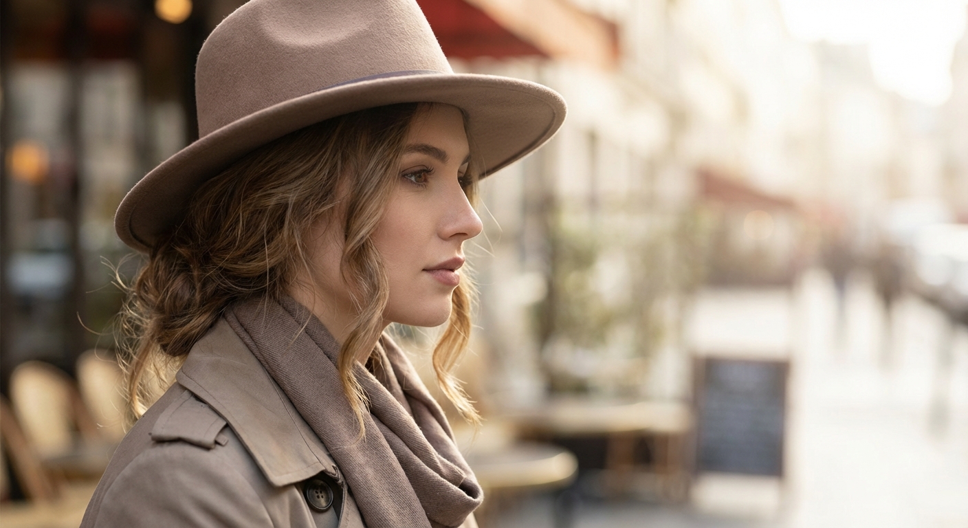 모자 쓸 때 얼굴 작아보이는 법, 옆머리 빼기로 완성하는 소얼굴 매직