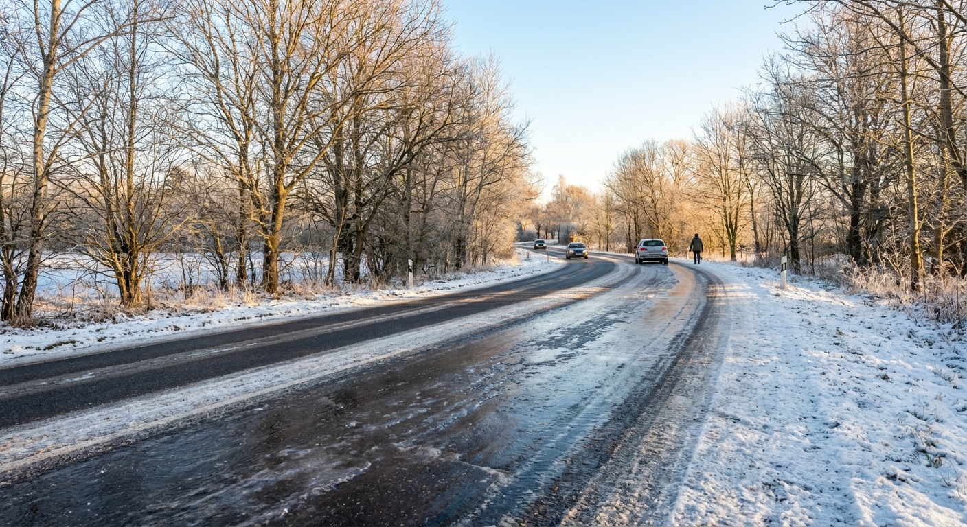 겨울 도로 위 투명한 위협, 블랙아이스에서 살아남는 법