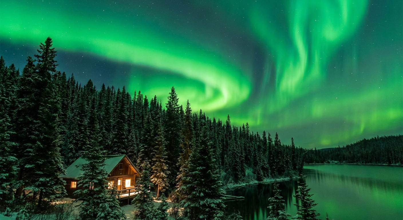 캐나다 오로라 여행, 밤하늘이 춤추는 겨울의 마법
