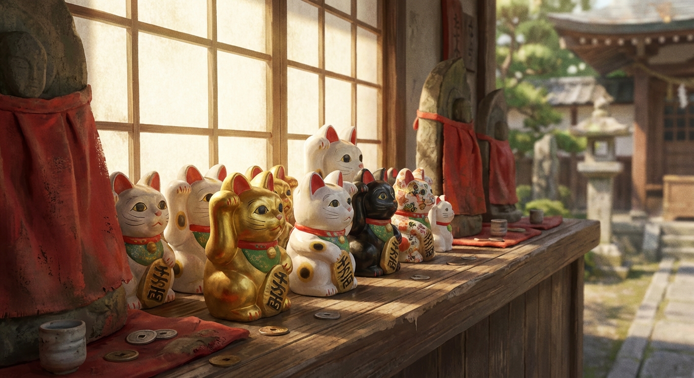 일본 마네키네코, 행운을 부르는 고양이의 모든 것
