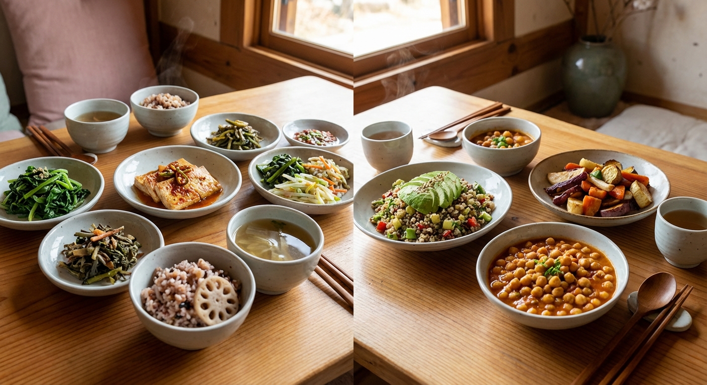 사찰음식과 비건음식, 같은 듯 다른 채식의 세계