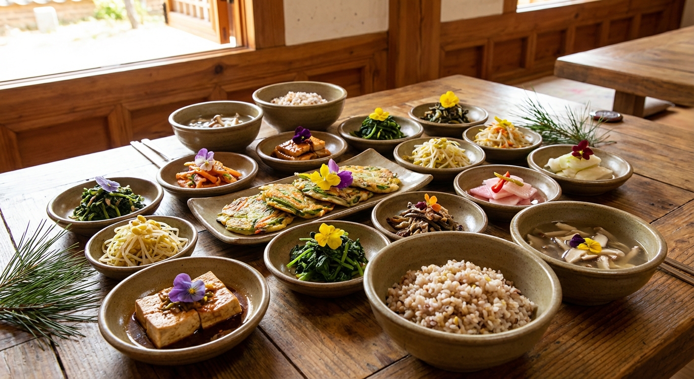 사찰음식 한상 차림