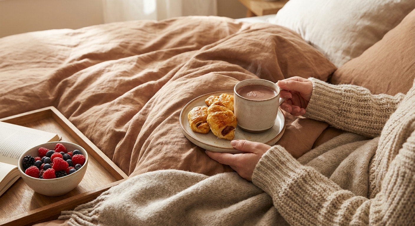 겨울철 이불 속에서 즐기기 좋은 과일과 간식 리스트