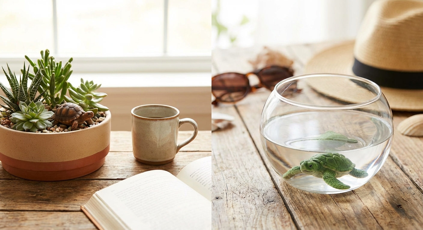 육지 거북 vs 바다 거북, 같은 듯 다른 두 세계