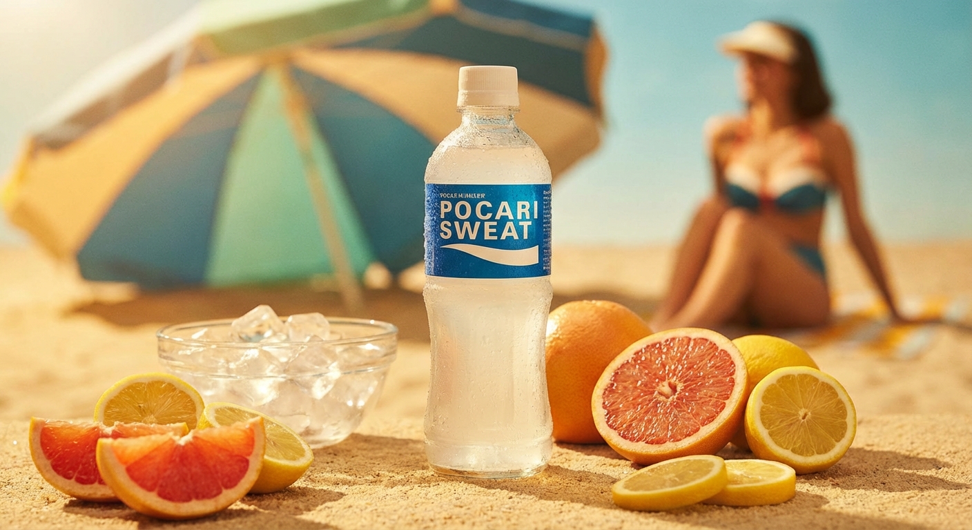 1980년대 포카리스웨트 광고 이미지