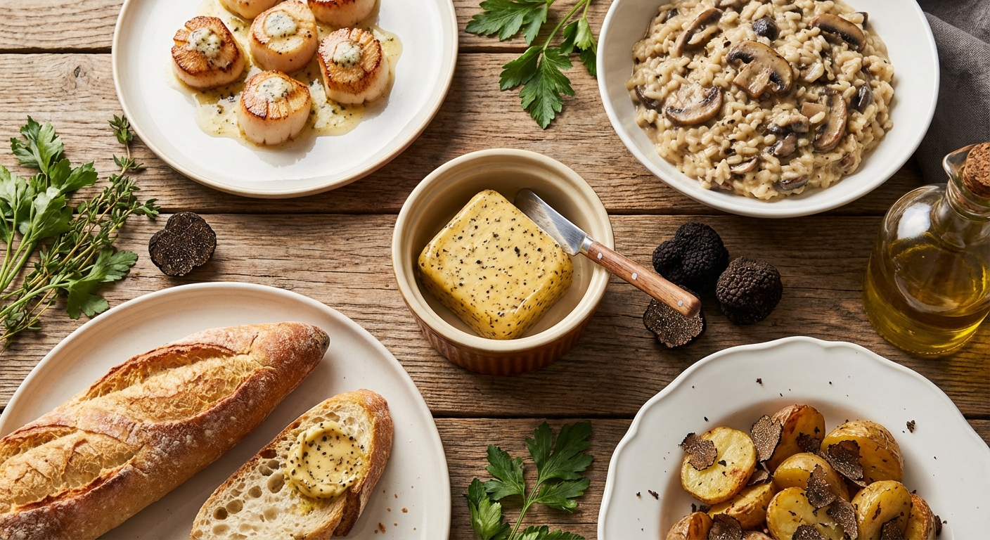 트러플 버터 활용법: 스테이크부터 파스타까지