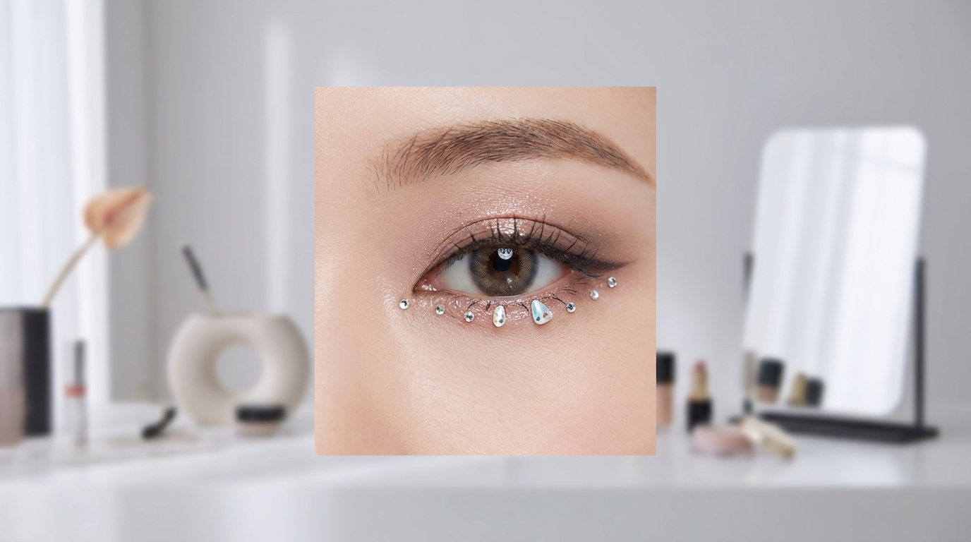 아이돌 아이메이크업: 네일 파츠 활용법