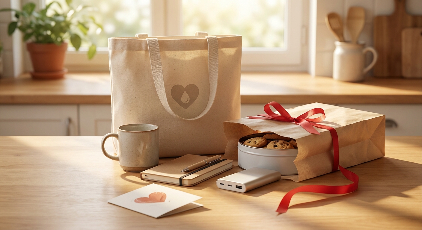 헌혈 기념품 세트