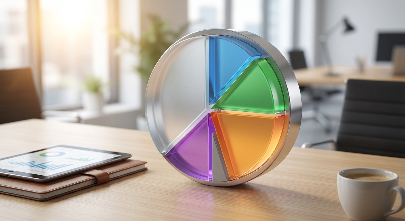 섹터별 비중 파이 차트