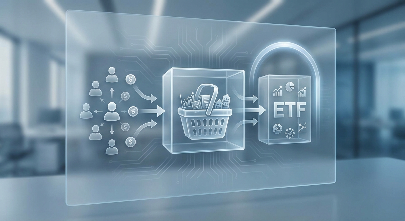 ETF 구조 설명 인포그래픽