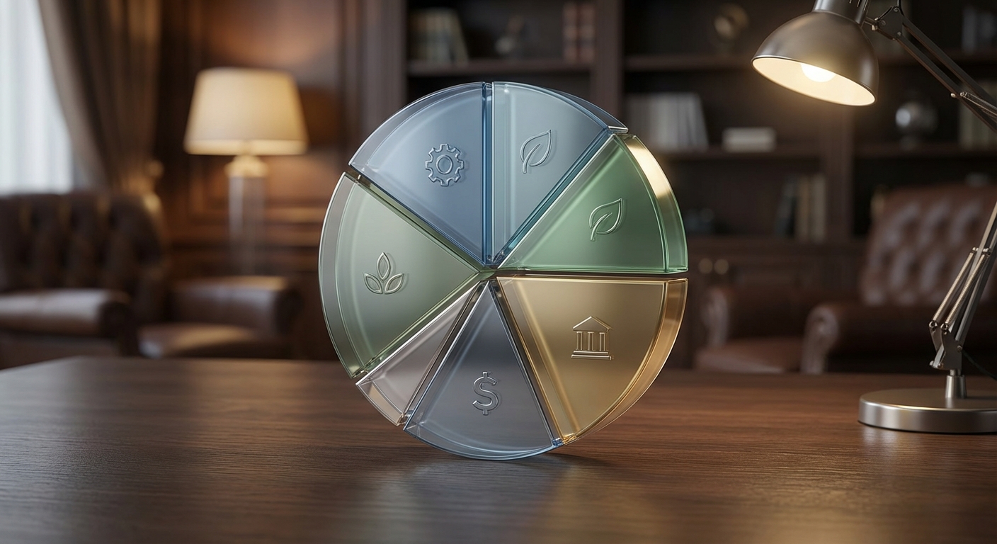 섹터별 비중 파이차트