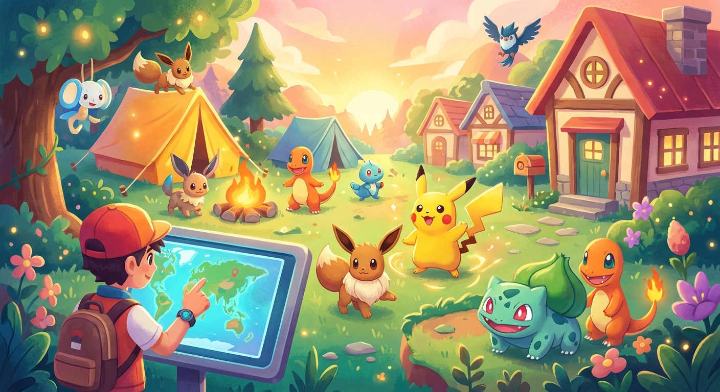 포코피아, 포켓몬과 동물의 숲이 만났다