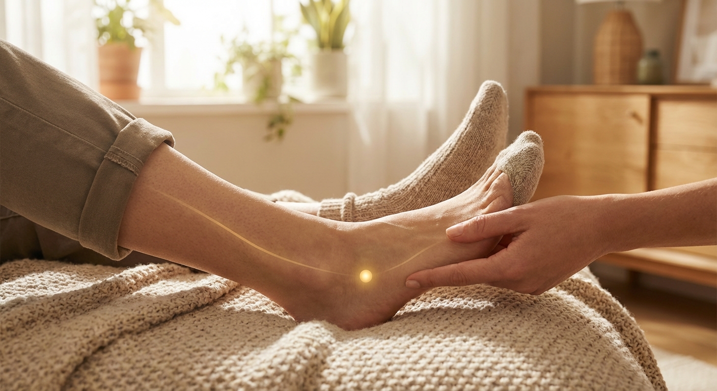 발과 다리 혈자리 위치 사진