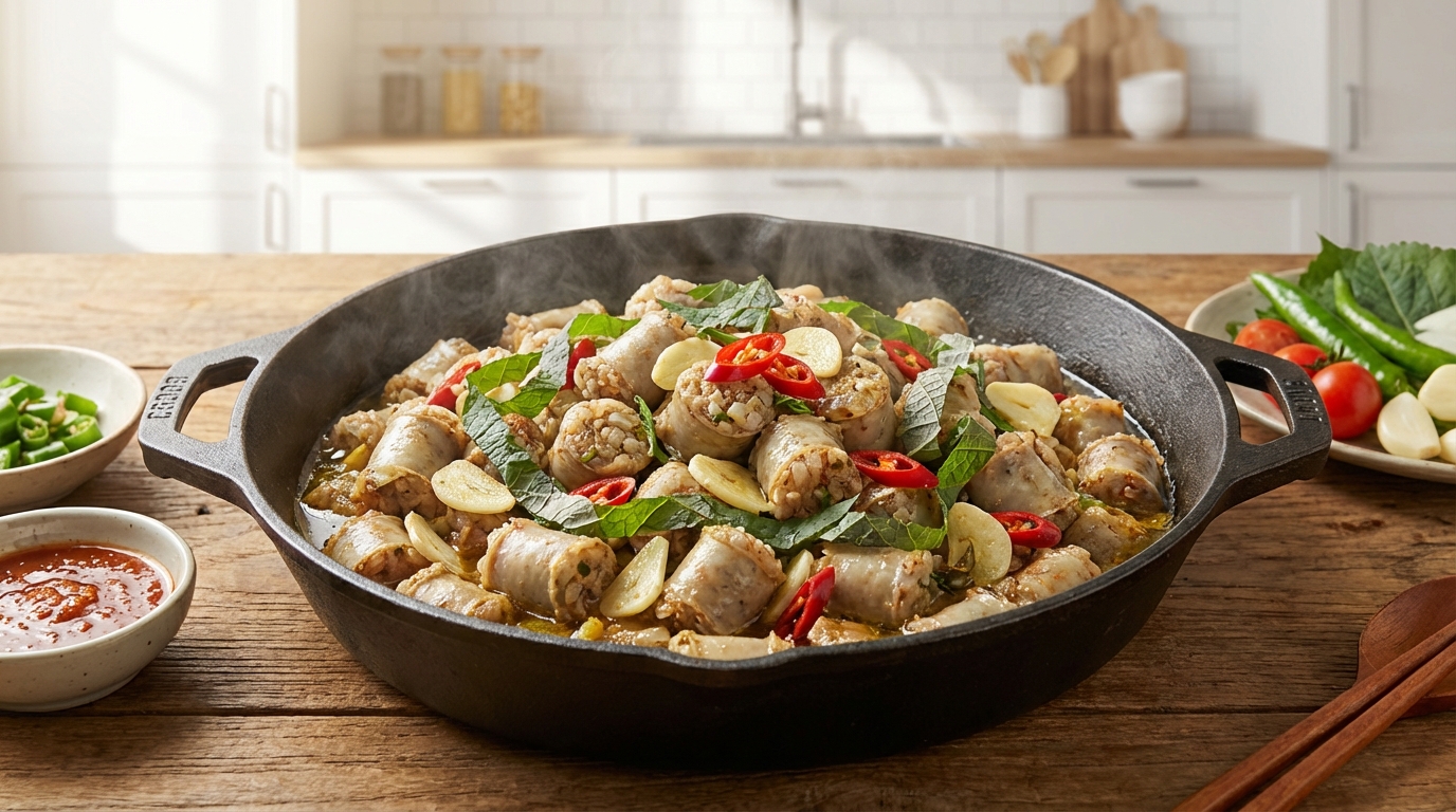 백순대볶음 레시피