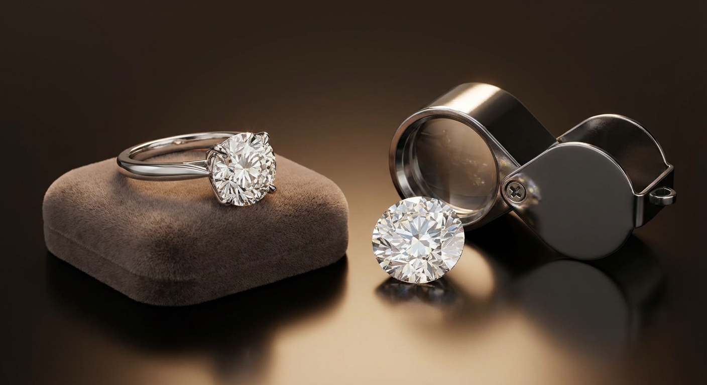 다이아몬드와 모조 다이아몬드: 진짜와 가짜를 구별하는 확실한 방법