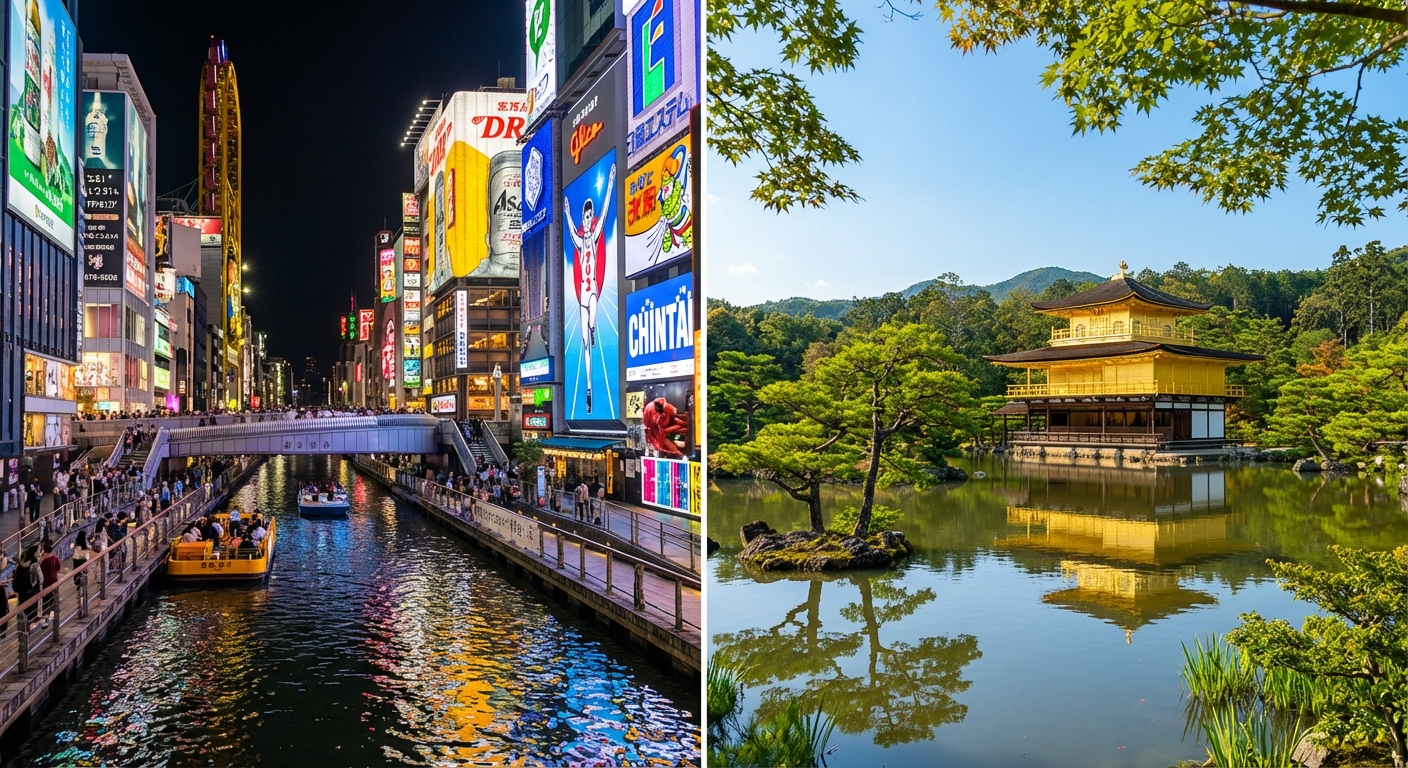 오사카와 교토, 30km 거리에 담긴 전혀 다른 두 세계