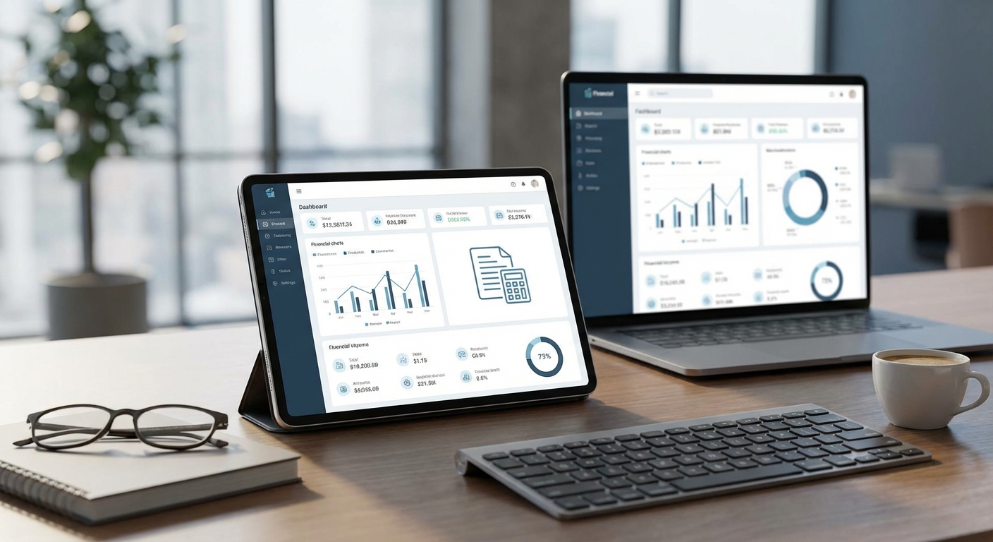 세무 상담 또는 디지털 세무 서비스 화면