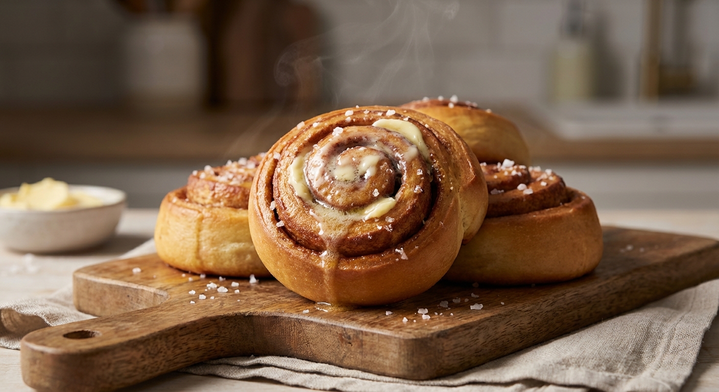 모닝빵으로 소금빵 만들기, 3가지 재료로 완성하는 베이커리 카페 맛