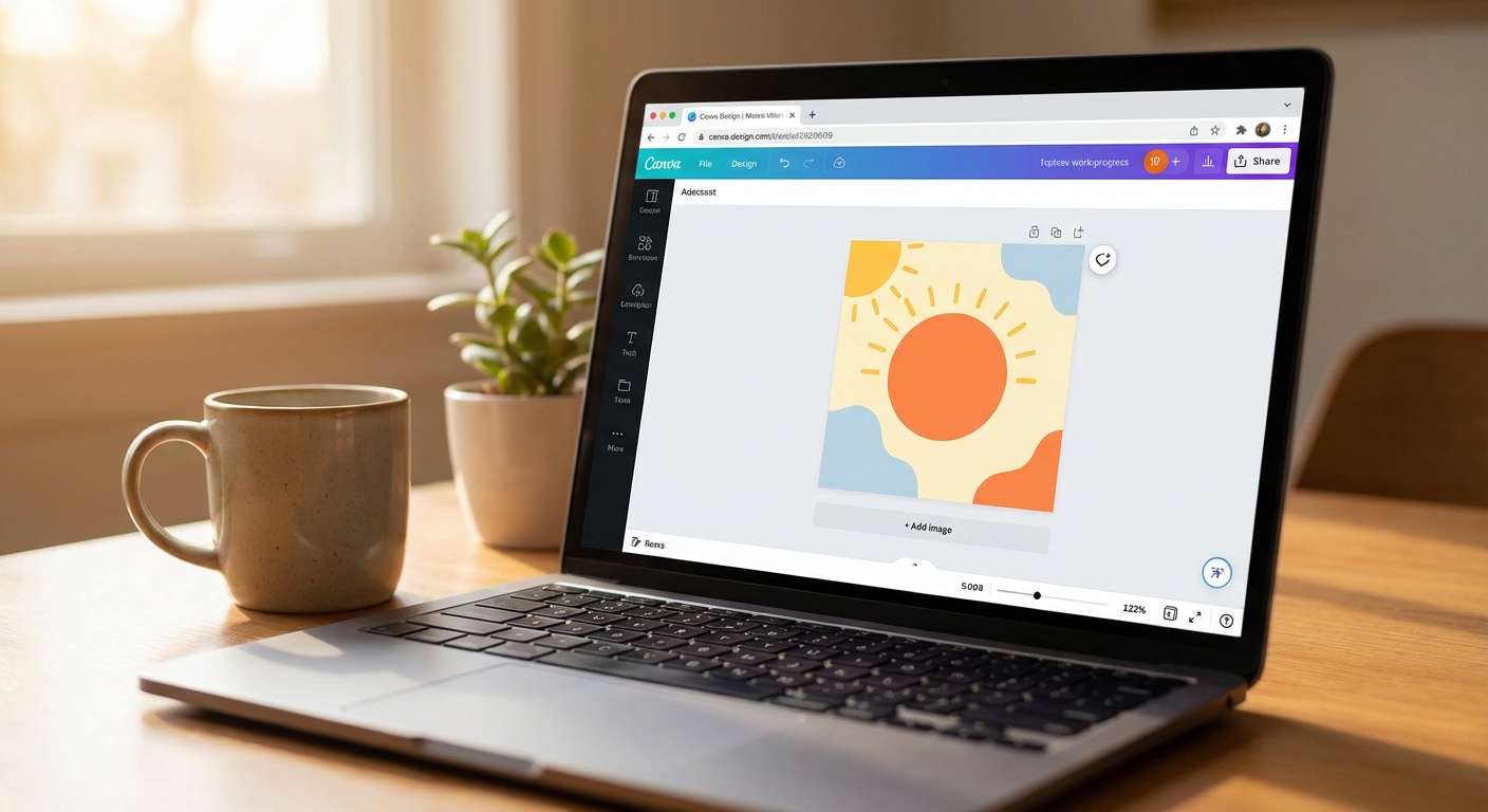 캔바 인터페이스 화면