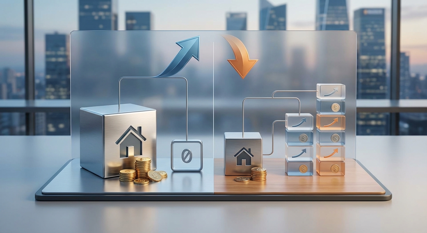 전세와 월세 비교 그래프