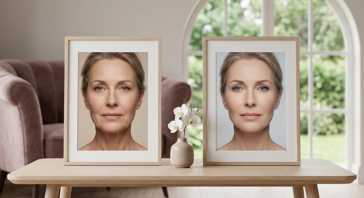 안면 거상 수술 전후 비교 이미지