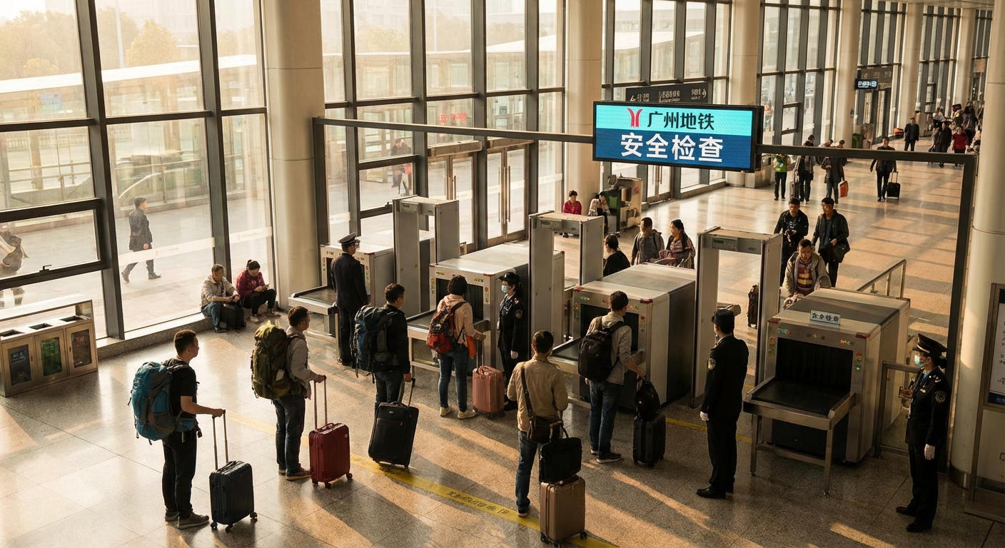 중국 지하철 보안검색대 통과기 문화