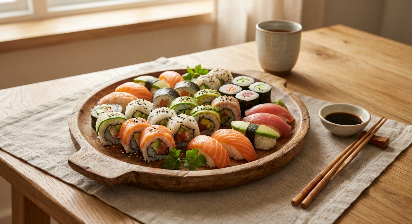 집에서 쉽게 만드는 초밥, 단촛물이 성공의 비결