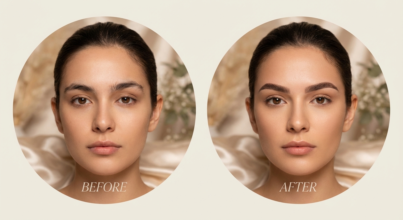 눈썹 비대칭 교정: 완벽한 눈썹 라인을 완성하기