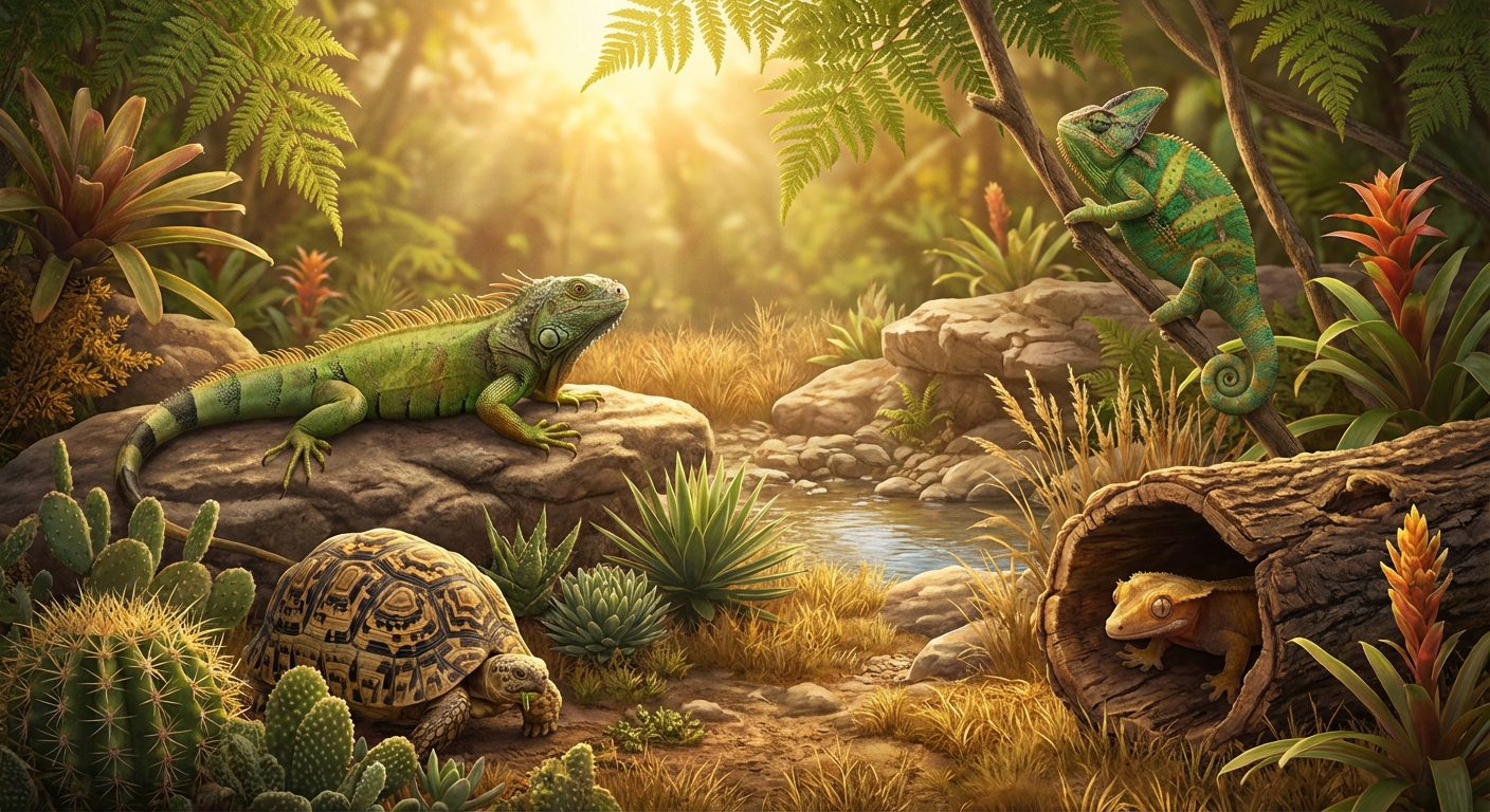 파충류에 어떤 동물들이 있는지 아시나요?