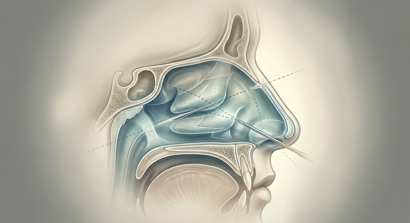 비개방 코수술 수술 과정 설명 다이어그램