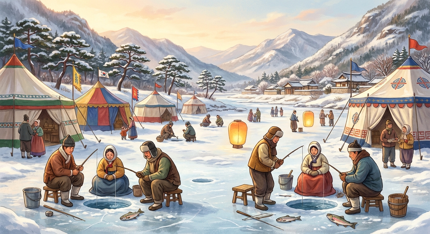 2026 평창 송어 축제, 겨울 얼음낚시와 맨손잡기로 즐기는 대표 겨울축제