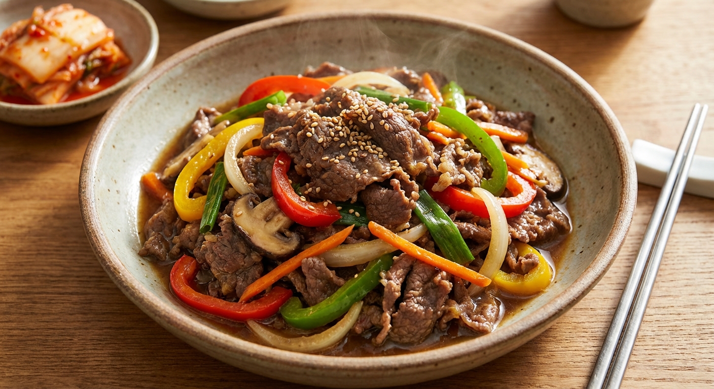 불고기와 야채 볶음