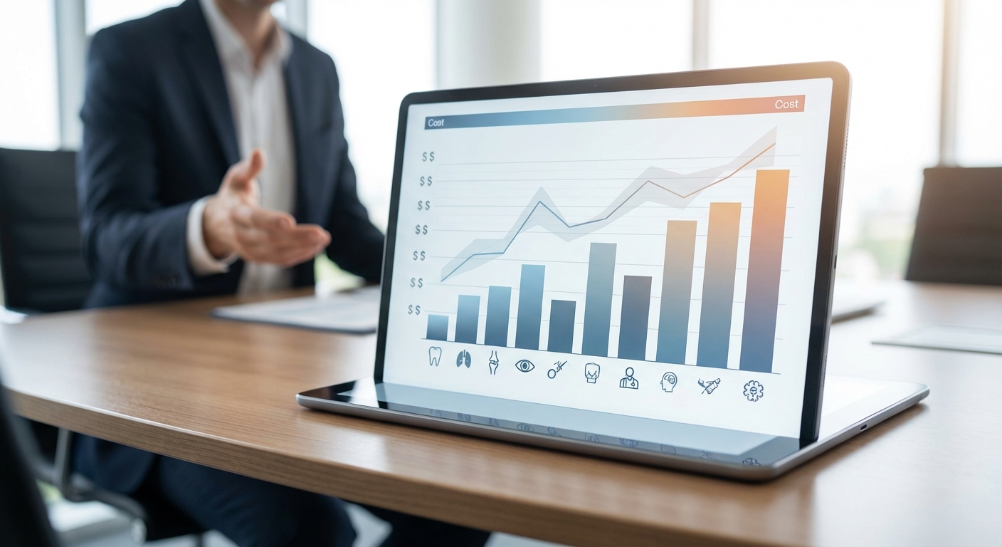 비급여 항목별 본인부담금 비교 그래프