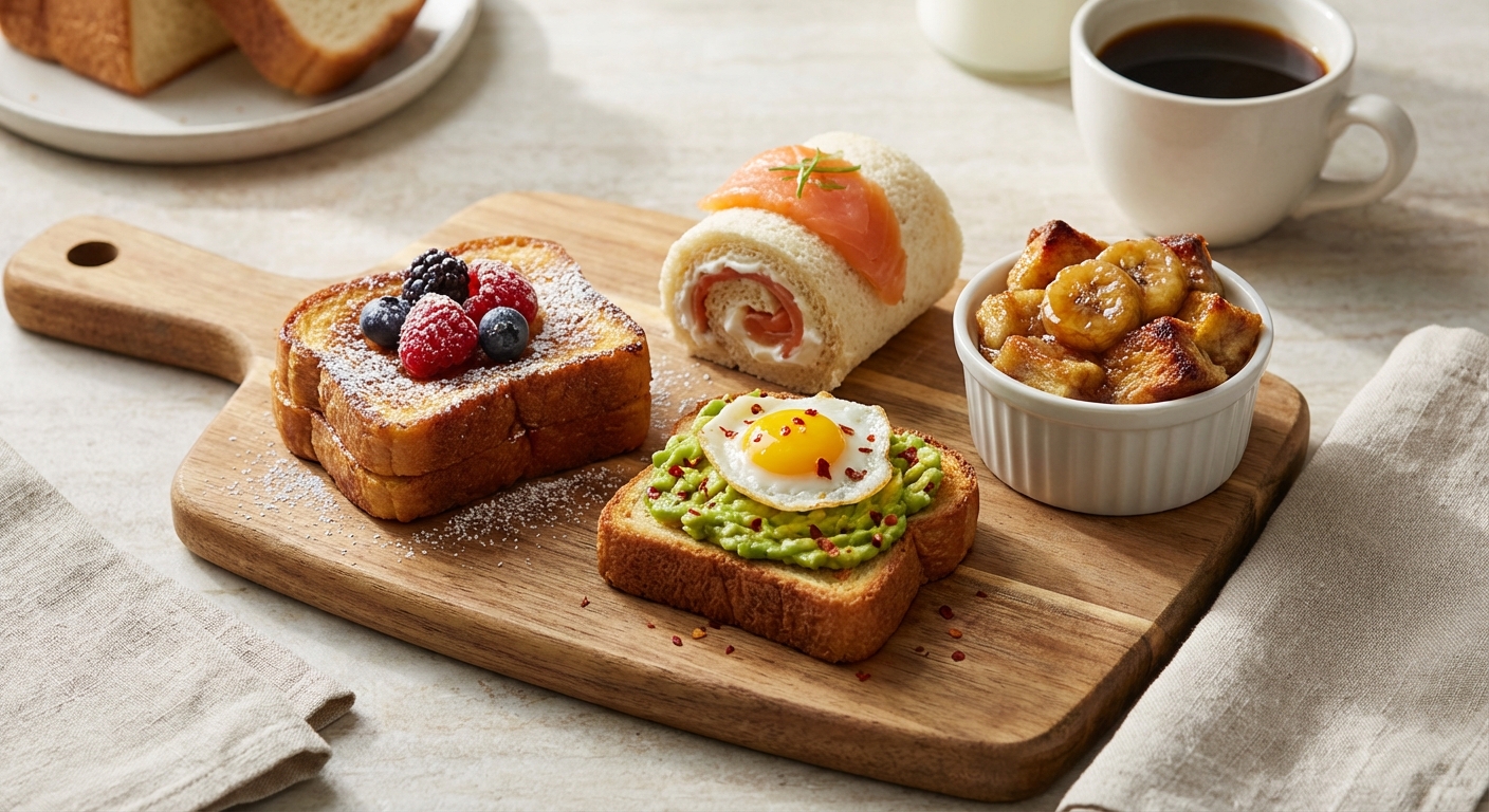 식빵 한 장으로 완성하는 간편 아침식사 레시피