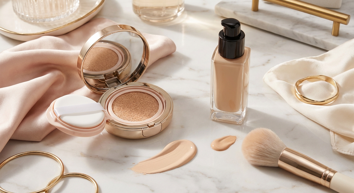 쿠션 vs 파운데이션, 베이스 메이크업 선택하기