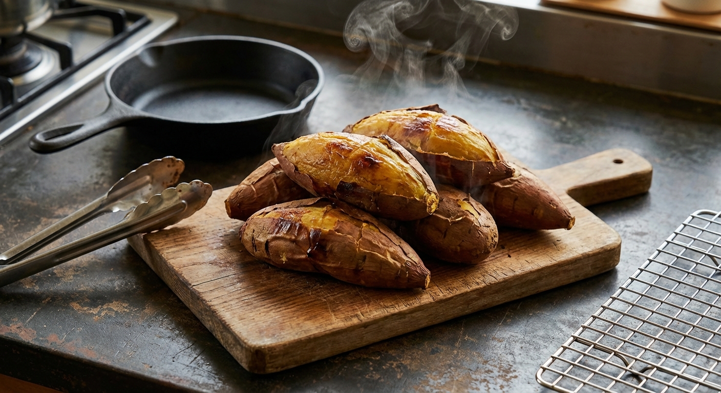 집에서 군고구마 만들기, 추운 겨울 완벽한 간식 레시피