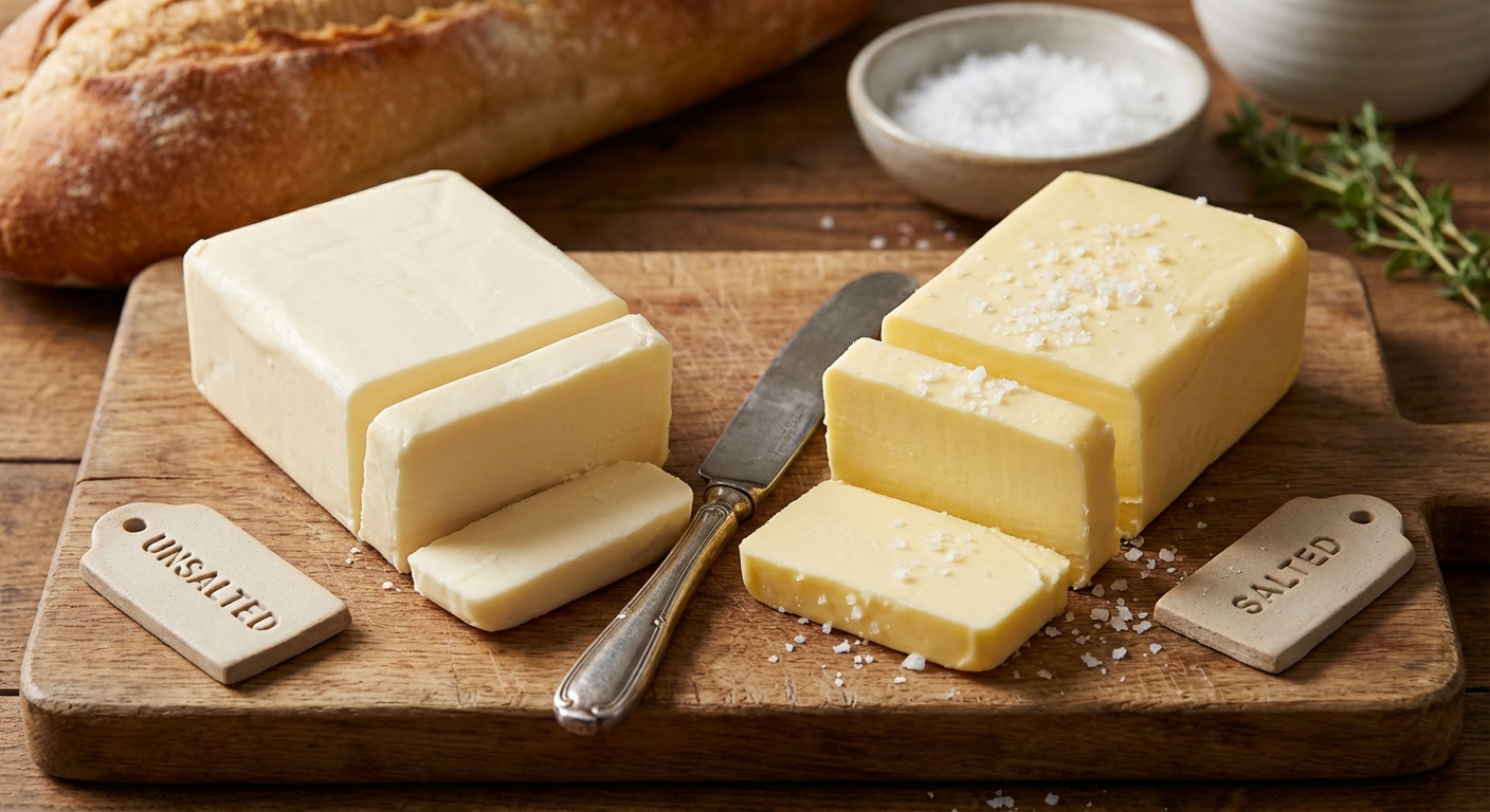 무염버터 vs 가염버터, 어떤 걸 골라야 할까? 차이와 사용법 총정리