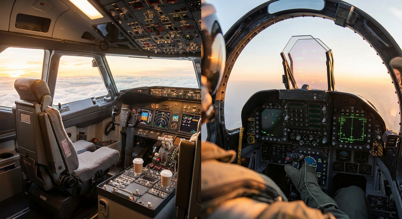 파일럿 되는 법: 민간항공 파일럿 vs 공군 조종사