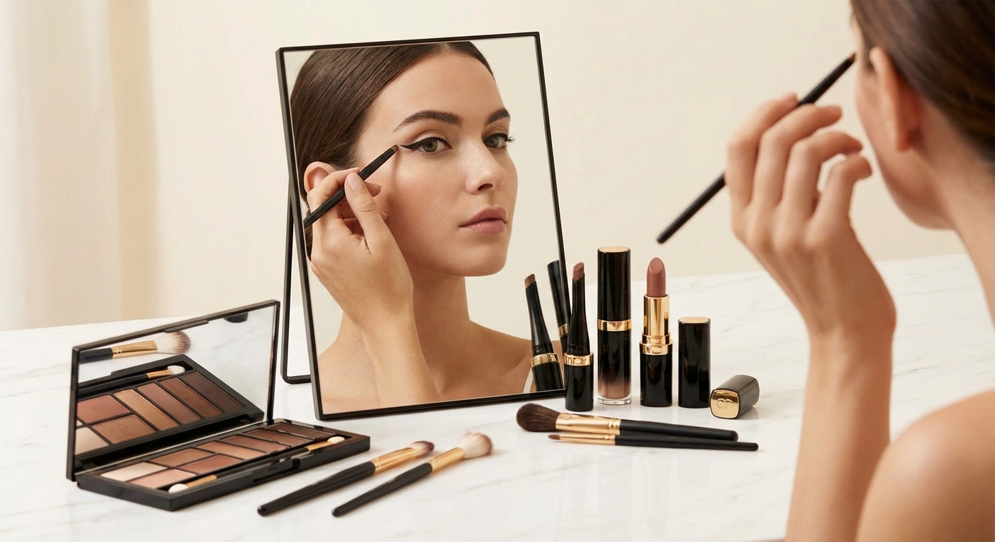 고양이 메이크업 단계별 튜토리얼