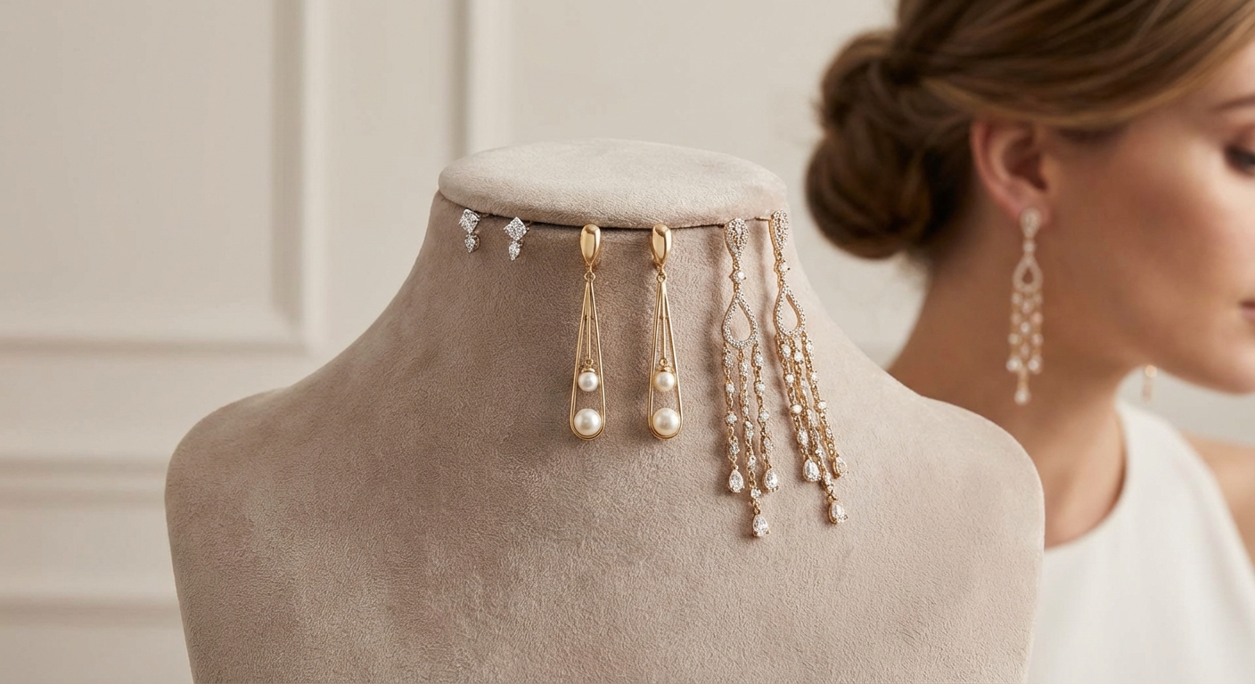 귀걸이 길이별 인상 차이, 얼굴형과 스타일에 따라 달라지는 액세서리 연출법