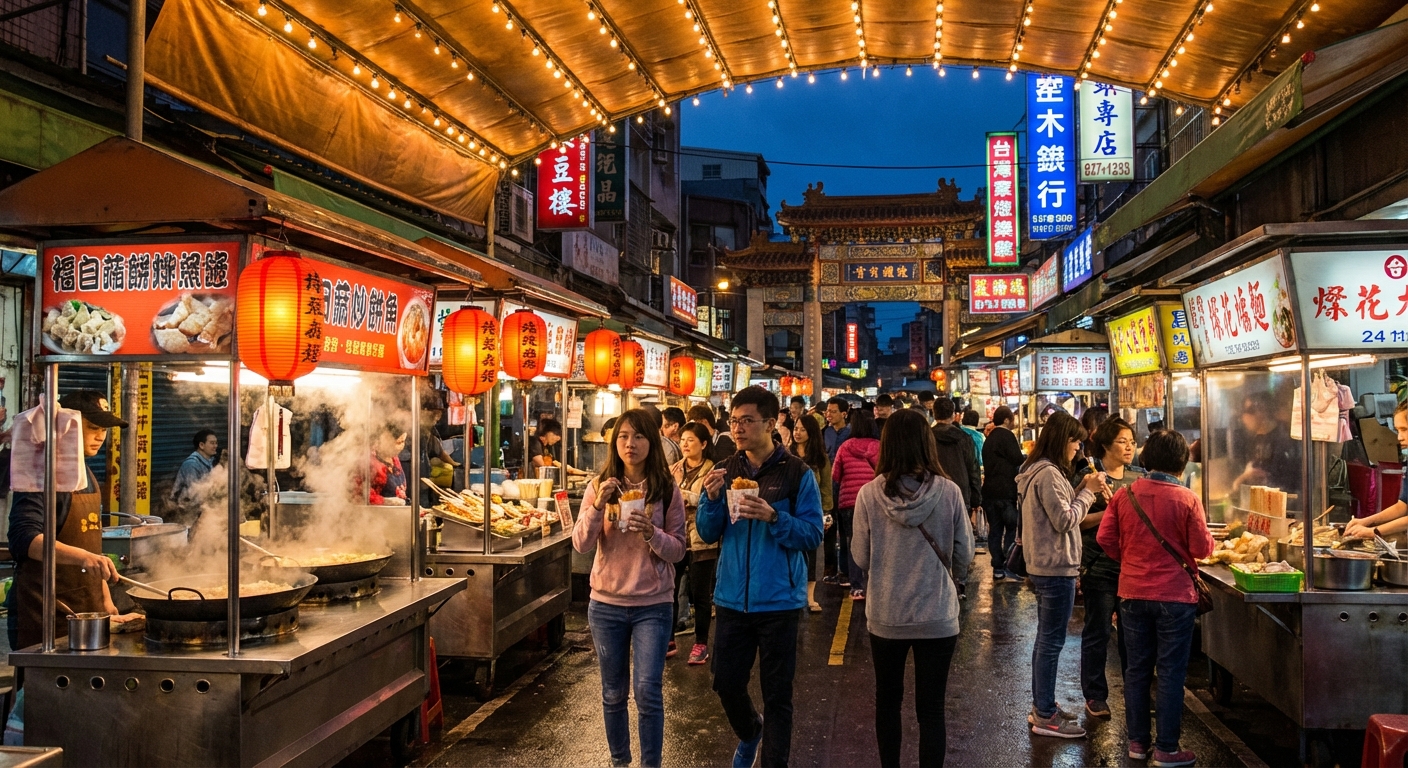 대만 여행: 야시장 문화