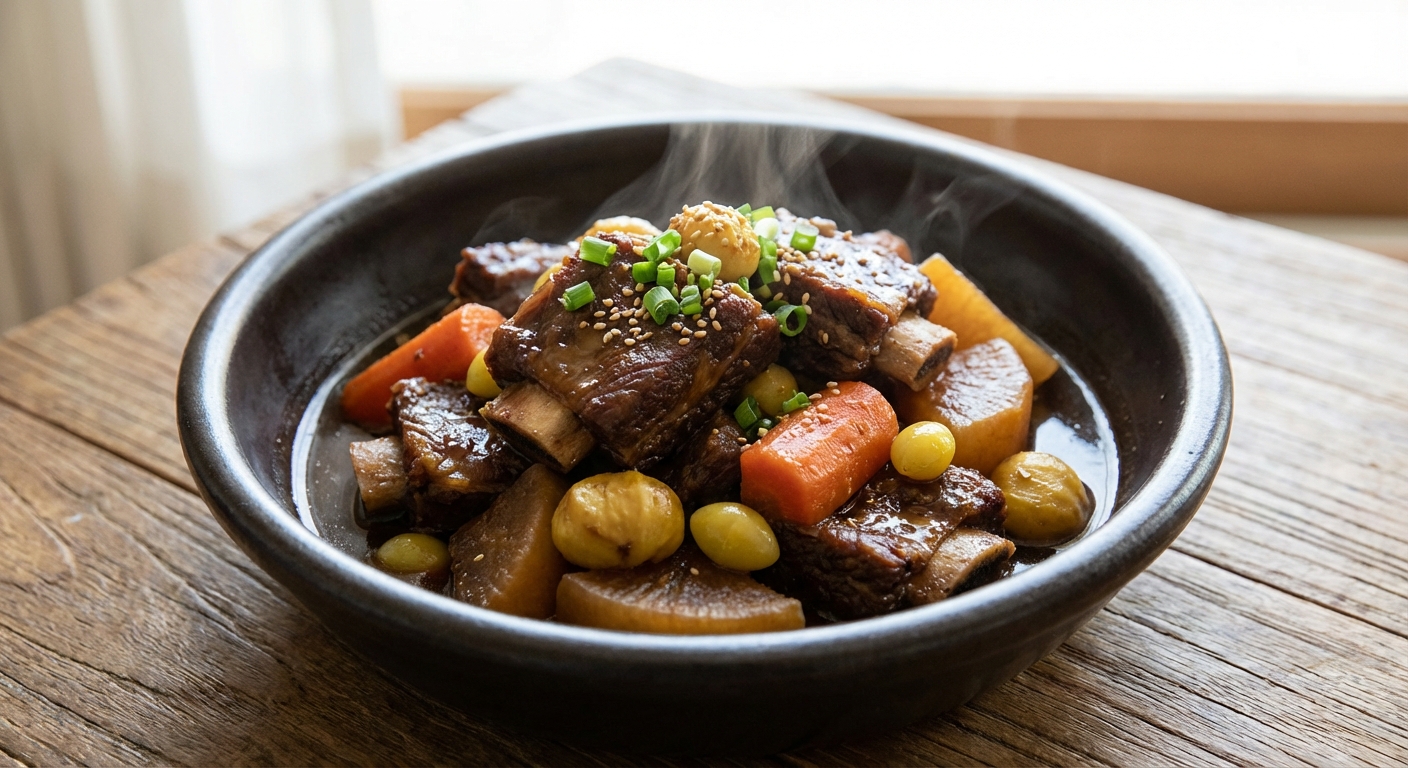 집에서 만드는 갈비찜 레시피, 부드러운 식감의 비밀