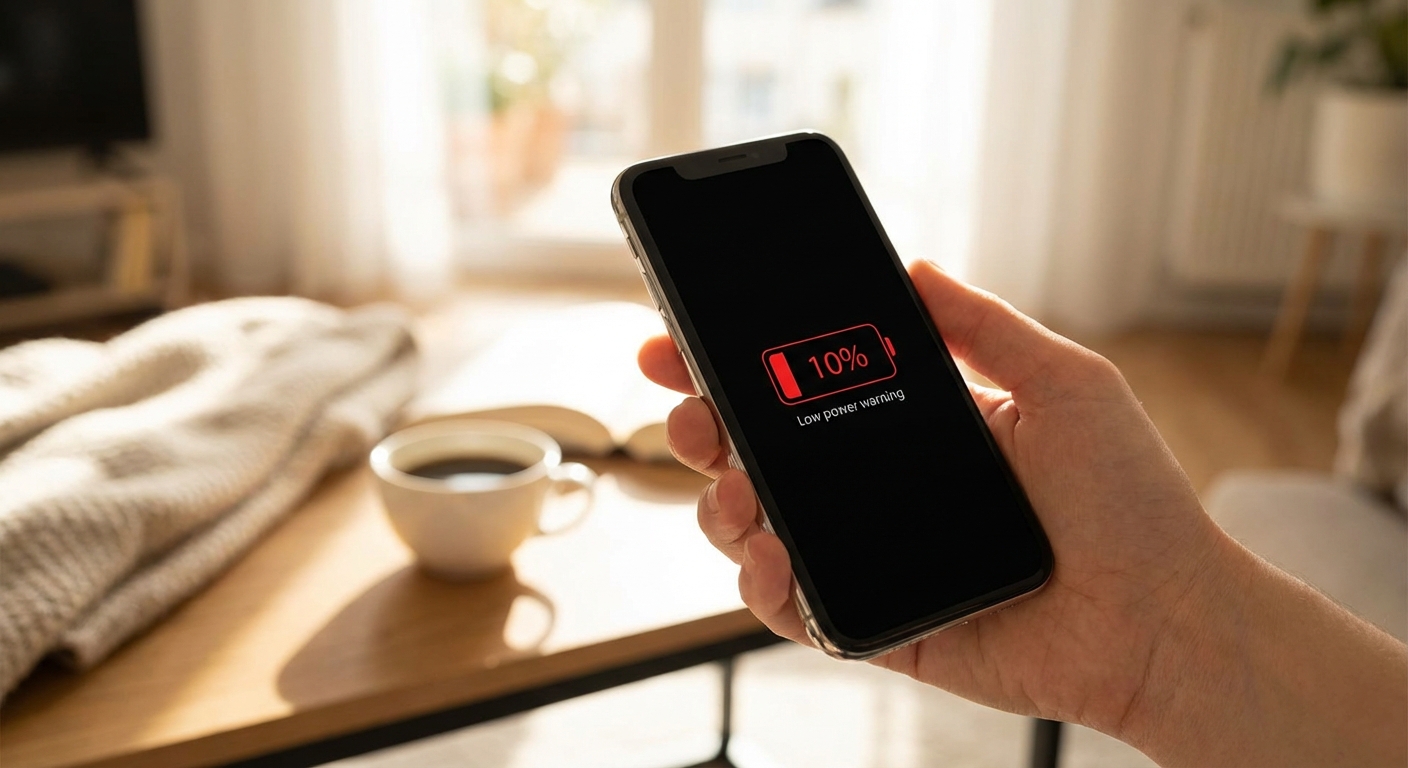 배터리 10%로 하루 버티는 법